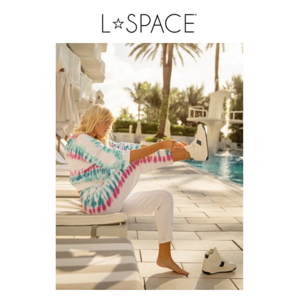 L*Space Sunset Beach Wave Chaser Tie Dye Pant